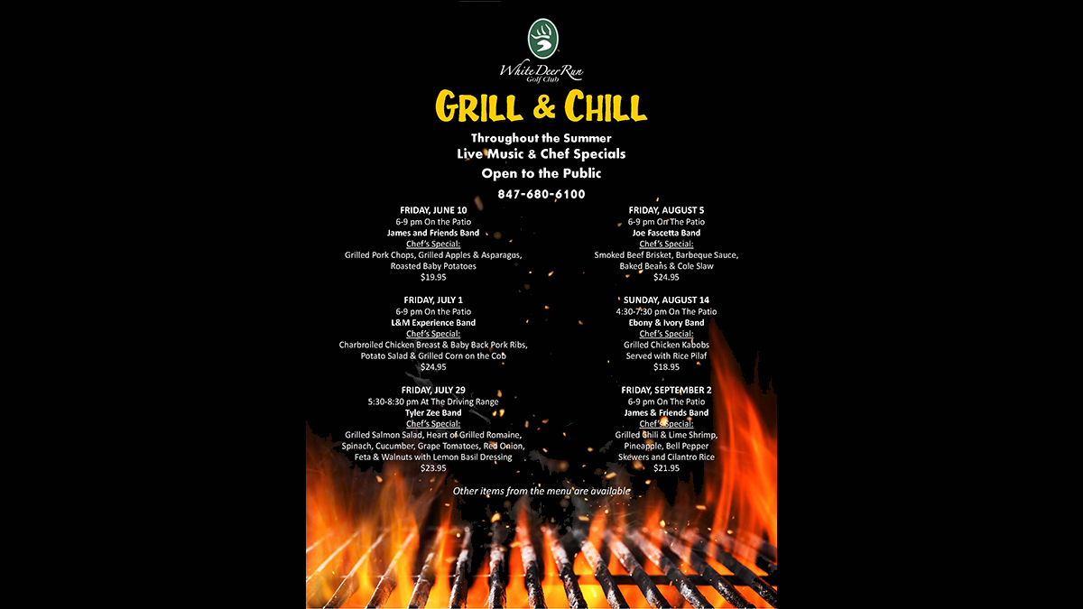 Grill and Chill at White Deer Run Golf Club